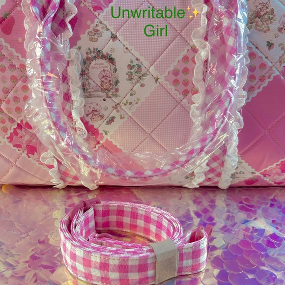 Dolls Kill x Strawberry Shortcake Quilted Weekender Bag - Picture 2 of 6